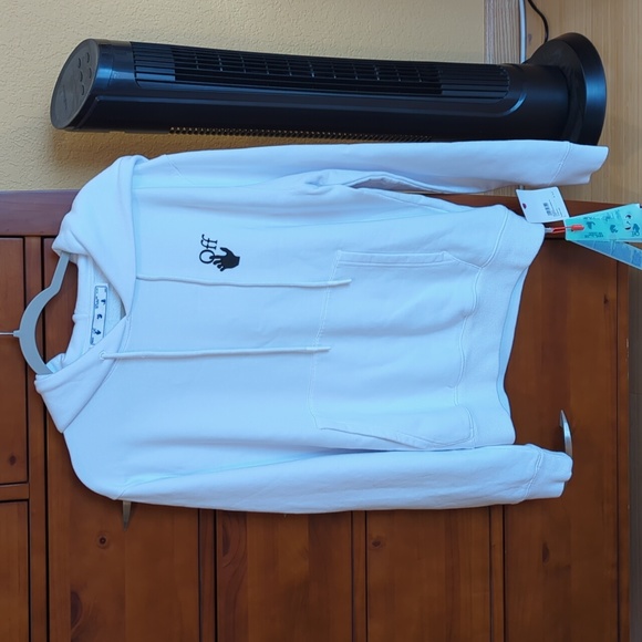 Off-White Tops - Off White Hoodie Sweatshirt